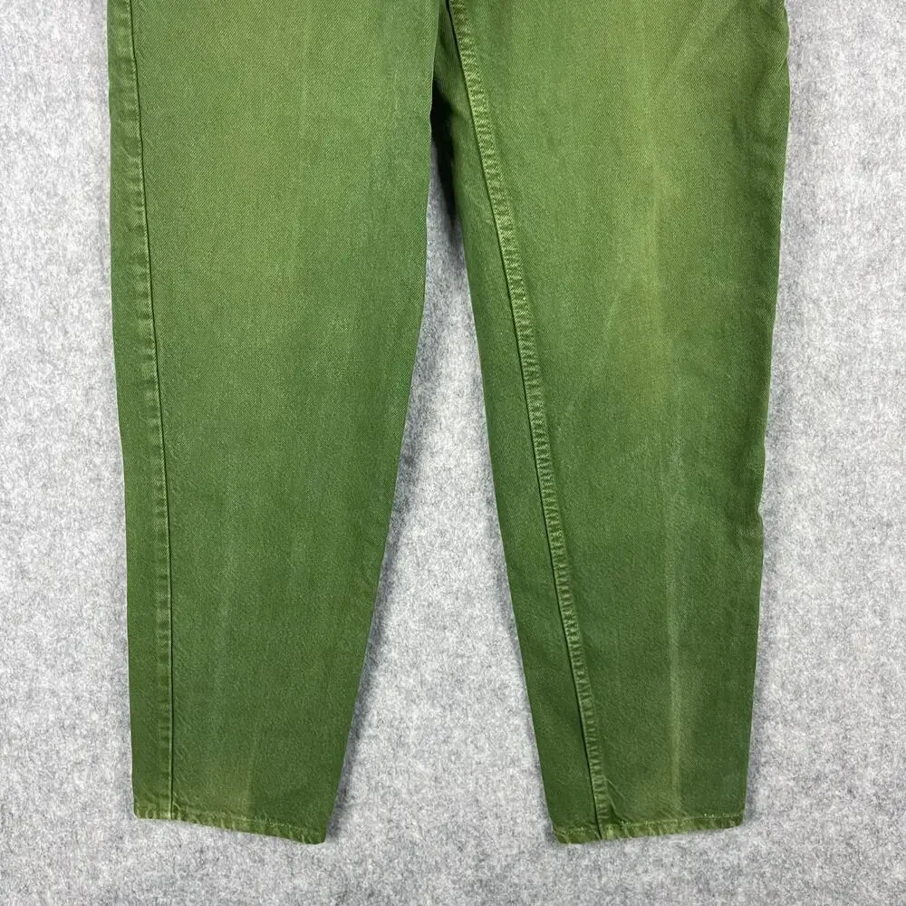 Vintage Levis 550 Jeans Mens 31x31 Green Tapered Faded‎ Cotton USA Made 90s